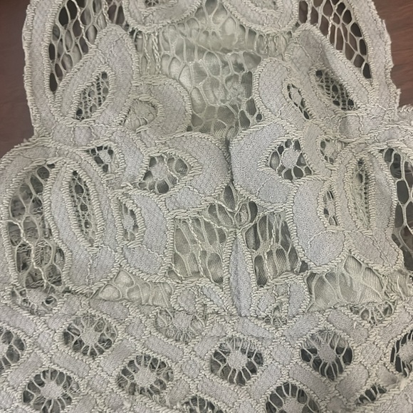 Adella Lace Bralette by Free People Olive Lace Bralette Sz sm BNWT - Picture 7 of 8